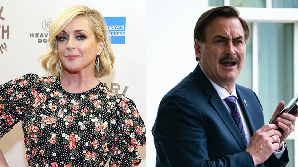 Jane Krakowski denies romance of Mike Lindell