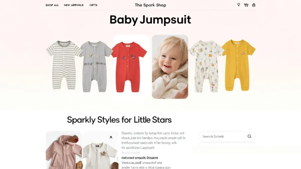 TheSpark Shop Baby Jumpsuit