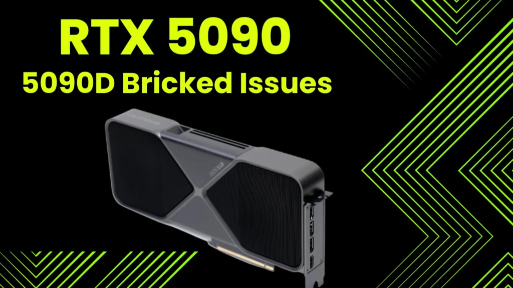 RTX 5090 5090d bricked issues