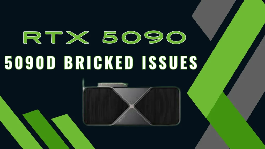 RTX 5090 5090d bricked issues