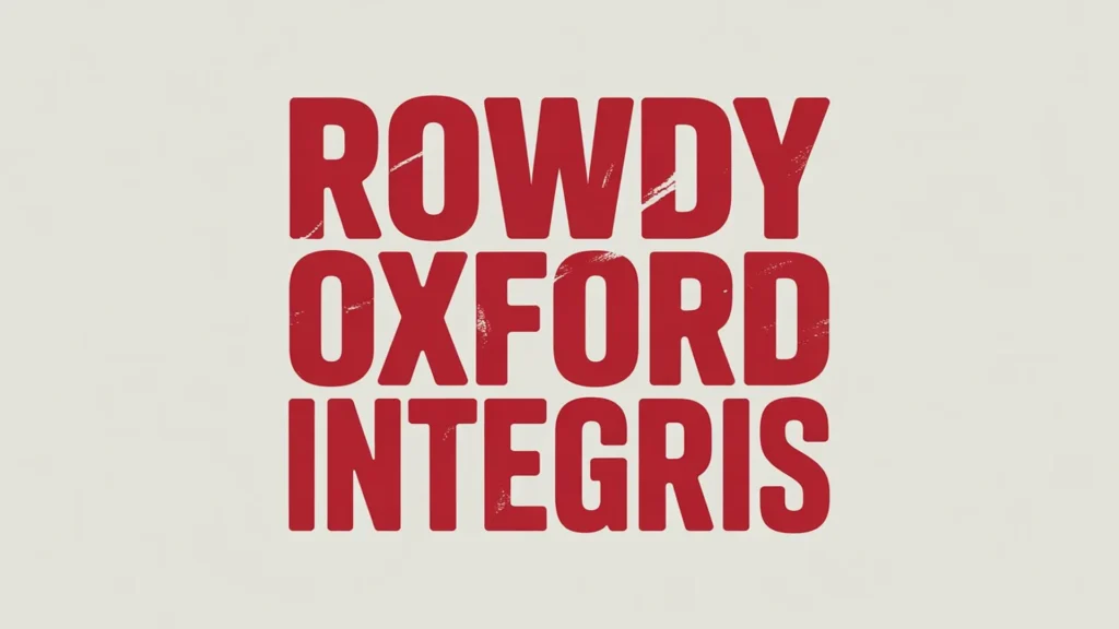 Rowdy Oxford Integris